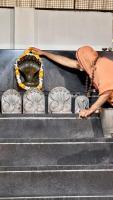 Jalabhisheka and Shodashopachara Puja by HH Swamiji on Samaradhana Divasa of HH Shrimat Pandurangashram Swamiji. SCM-Karla.(16 June 2026)
